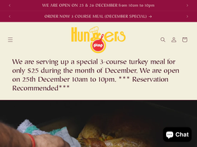 hungersstop.com homepage screenshot