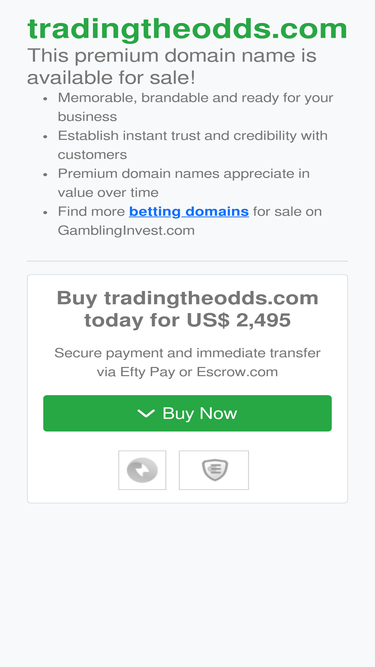 tradingtheodds.com