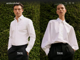 'seidensticker.com' screenshot