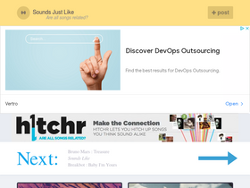 'soundsjustlike.com' screenshot