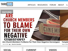 'thirdhour.org' screenshot