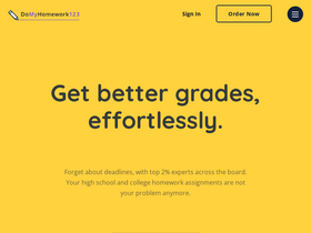 'domyhomework123.com' screenshot