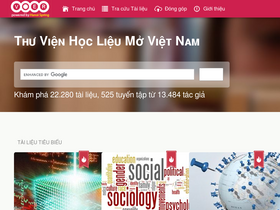 'voer.edu.vn' screenshot