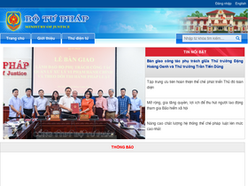'qlnvkh.moj.gov.vn' screenshot