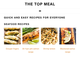 'thetopmeal.com' screenshot