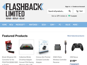 Flashback Limited homepage screenshot