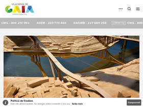 'cm-gaia.pt' screenshot