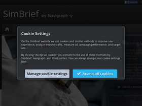 'simbrief.com' screenshot