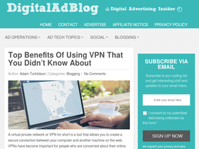'digitaladblog.com' screenshot