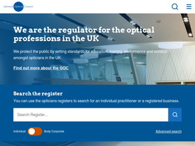 'optical.org' screenshot