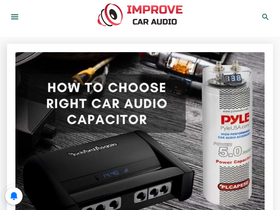 'improvecaraudio.com' screenshot