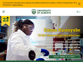 'ualberta.ca' screenshot