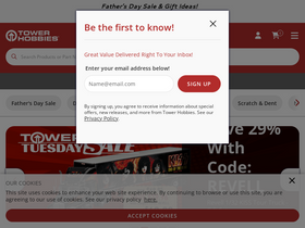 'towerhobbies.com' screenshot