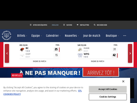 'montrealalouettes.com' screenshot