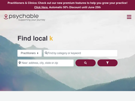 'psychable.com' screenshot