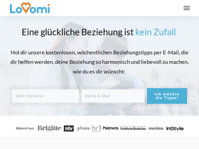 'lovomi.de' screenshot