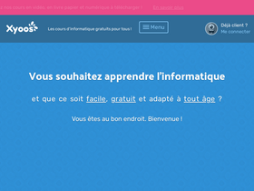 'cours-informatique-gratuit.fr' screenshot