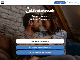 'celibataire.ch' screenshot