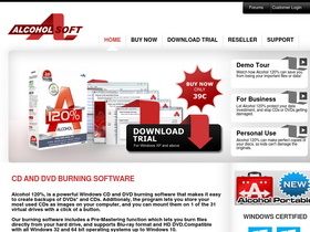 'alcohol-soft.com' screenshot