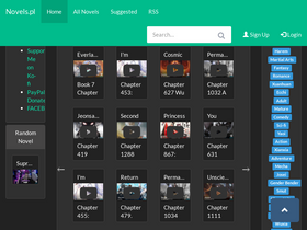 'novels.pl' screenshot