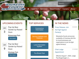 'waukeshacounty.gov' screenshot