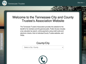 'tennesseetrustee.org' screenshot