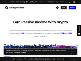 'stakingrewards.com' screenshot