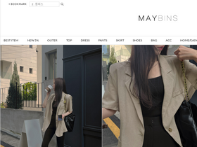 'maybins.com' screenshot