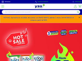 'yza.mx' screenshot