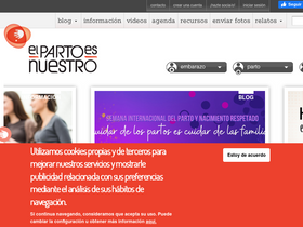 'elpartoesnuestro.es' screenshot