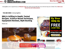 'amazingribs.com' screenshot