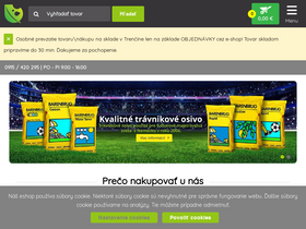 'lacnepostreky.sk' screenshot