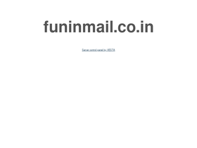 'funinmail.co.in' screenshot