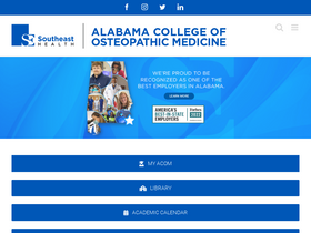 'acom.edu' screenshot