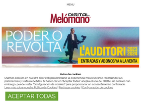 'melomanodigital.com' screenshot