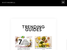 'dietingwell.com' screenshot