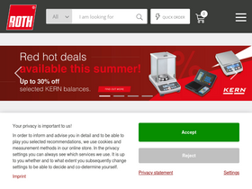 'carlroth.com' screenshot