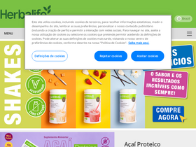 'herbalife.com.br' screenshot