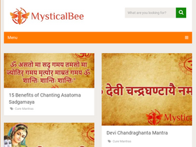 'mysticalbee.com' screenshot