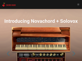 'cherryaudio.com' screenshot