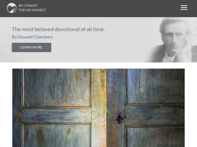 'utmost.org' screenshot