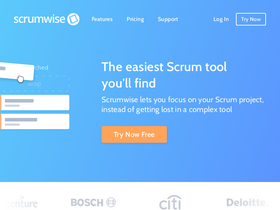 'scrumwise.com' screenshot