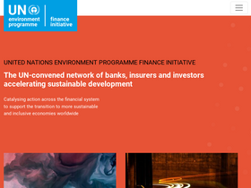 'unepfi.org' screenshot