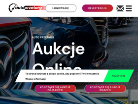 'autoprzetarg.pl' screenshot