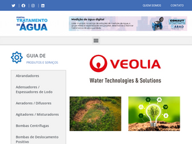 'tratamentodeagua.com.br' screenshot
