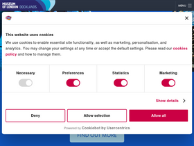 'museumoflondon.org.uk' screenshot