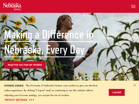 'nebraska.edu' screenshot