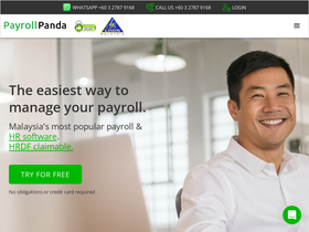 'payrollpanda.my' screenshot