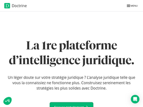 'doctrine.fr' screenshot