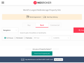 'nobroker.in' screenshot
